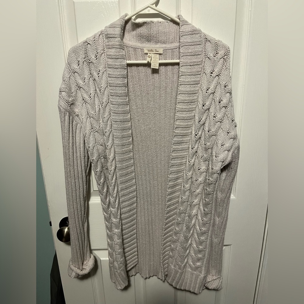 Matilda Jane oatmeal cardigan medium